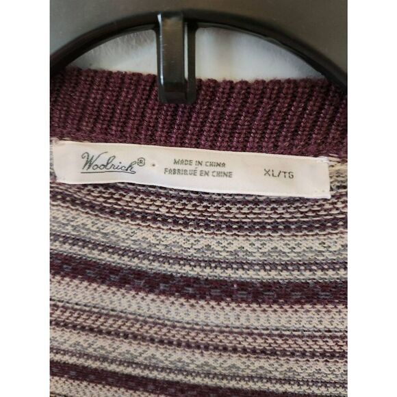 Woolrich Long Sleeve Knit Henley 1/4 Button Pullover Shirt Women's Size Extra La - Picture 2 of 4